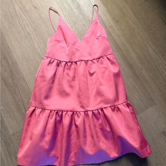 H&M Pink Tiered Spaghetti Strap Dress - Picture 2 of 3